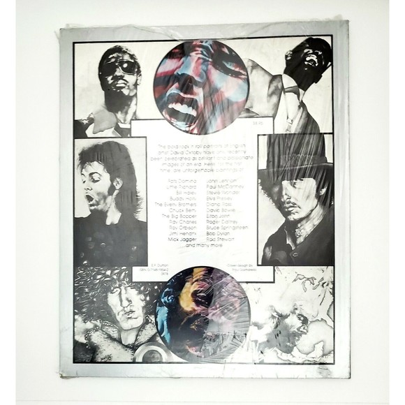 THE ART OF ROCK VISIONS Artist Sandison Oxtoby 1st Edition 1978 NEW SEALED READ! - Picture 7 of 9